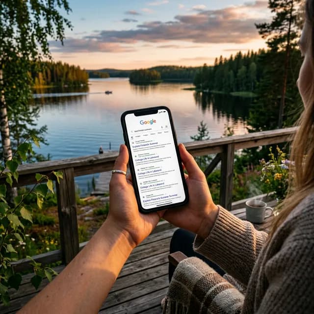 Google Näkyvyys mökillä